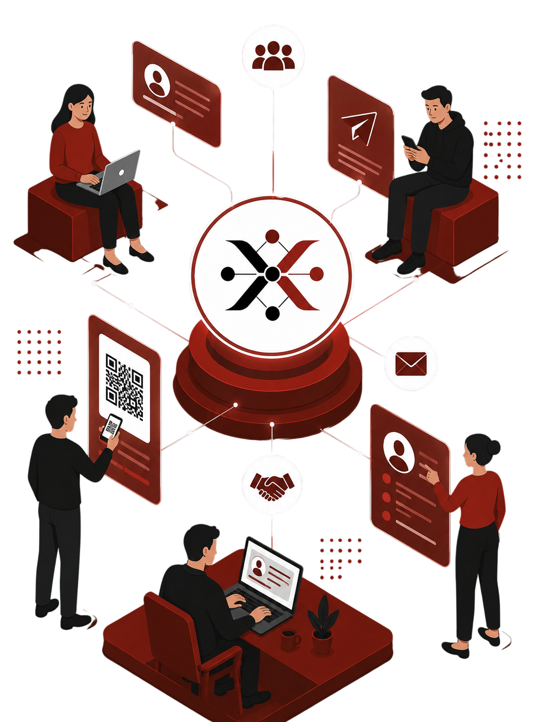 People activating trusted connections through InnoXtra